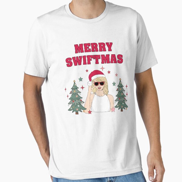 "merry swiftmas christmas, christmas retro" Essential T-Shirt for Sale by Myttong