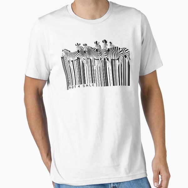 zebra barcode Essential T-Shirt for Sale by SFDesignstudio