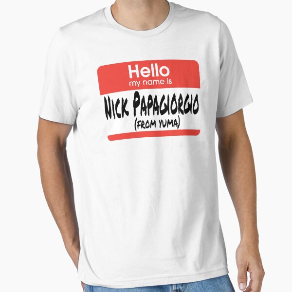 Nick Papagiorgio From Yuma  Essential T-Shirt for Sale by movie-shirts
