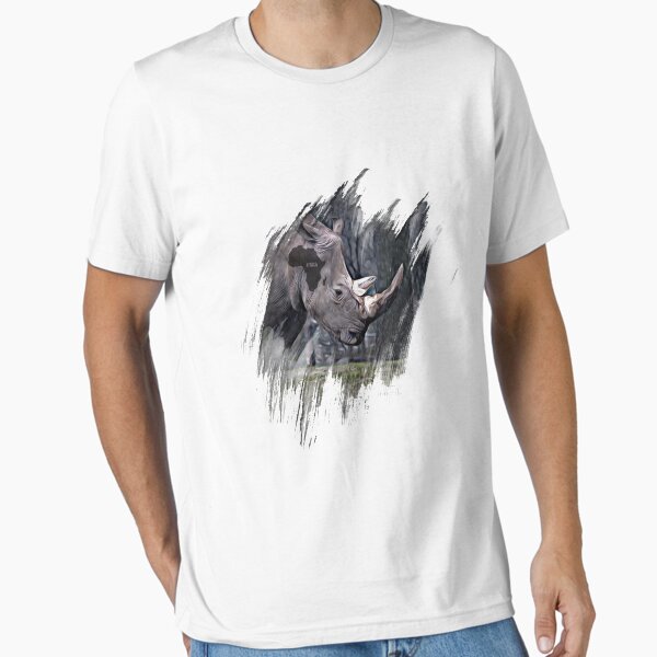 rhino Essential T-Shirt by ArtjomDesign