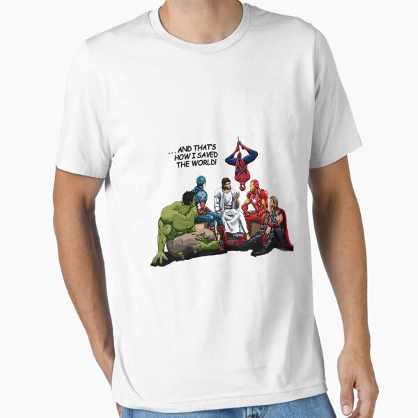 "And That's How I Saved The World T-Shirt" Essential T-Shirt by bestseller2047