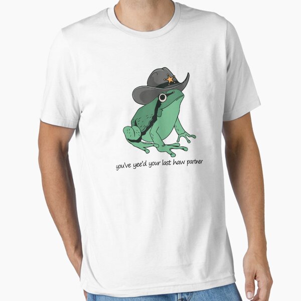 Western Frog Sheriff Essential T-Shirt for Sale by GalaDesignTee