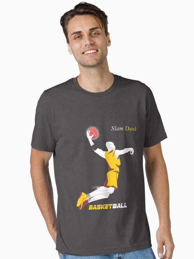 Basketball Goal Slam Dunk Essential T-shirt | Premium Basketball Jersey | Fan Edition Apparel