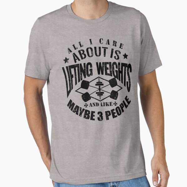 Bodybuilding Lifting Weights Gym Essential T-Shirt for Sale by NibiruHybrid