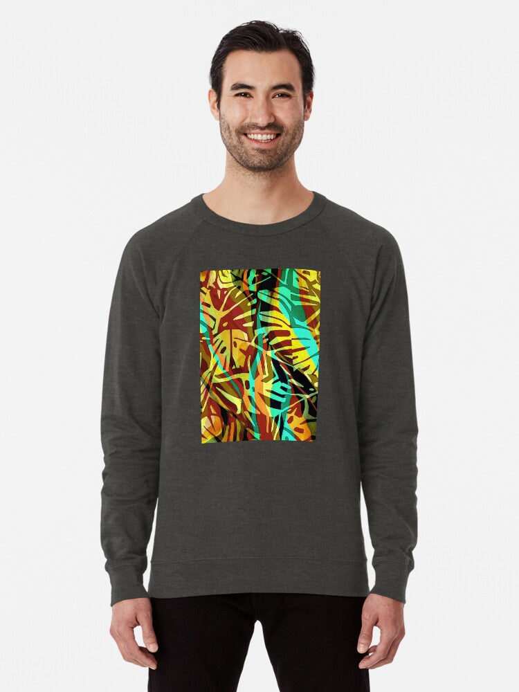 Leaf Patterns Lightweight Sweatshirt T Shirt Trending US