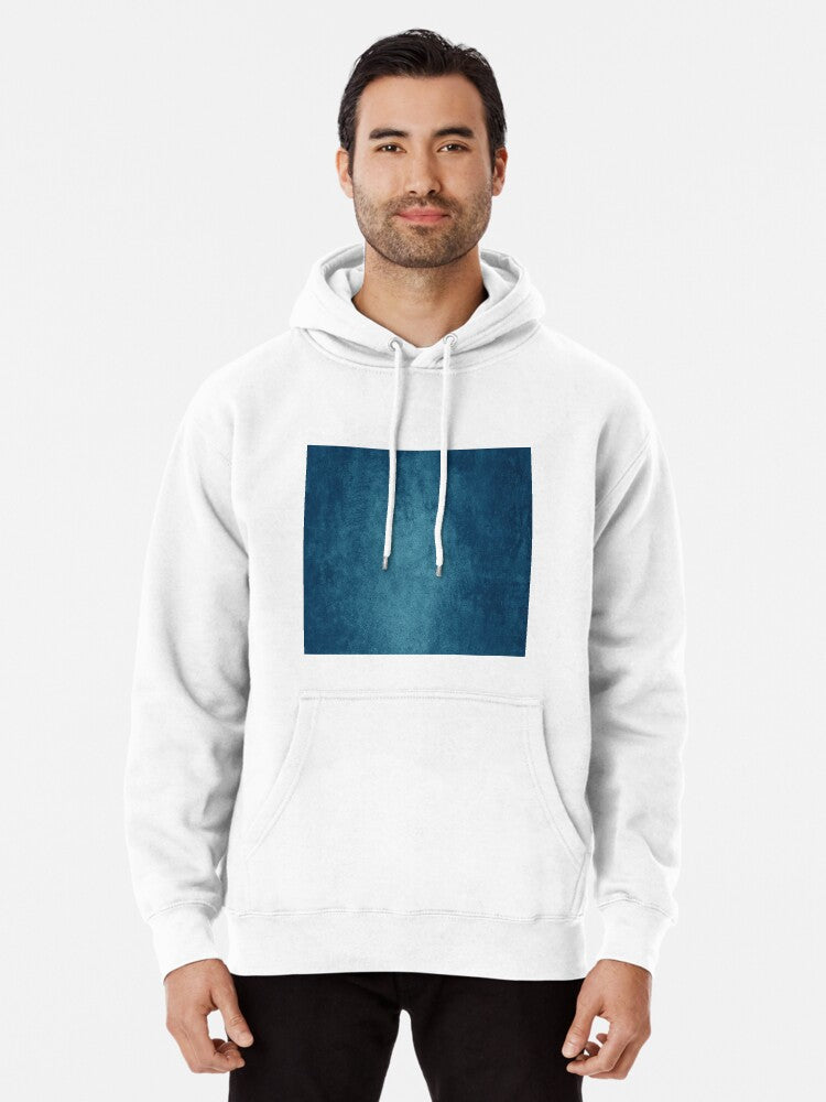 Colorful Blue Shade Pattern 18 Pullover Hoodie Hoodie Cold Weather Trending US