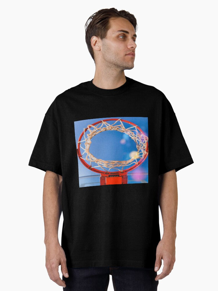 Basketball Rim Oversized T-shirt | Premium Basketball Jersey | Fan Edition Apparel