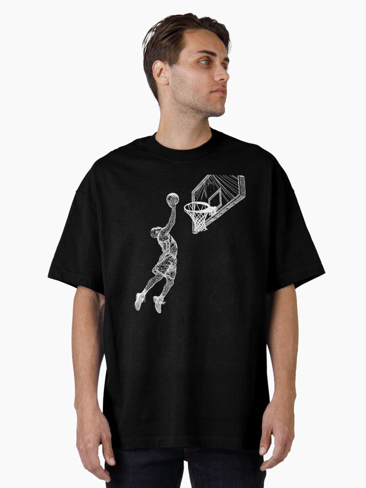 Basketball Oversized T-shirt | Premium Basketball Jersey | Fan Edition Apparel