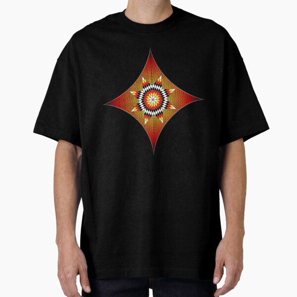 Morning Star with Tipi's (BRYW) Oversized T-Shirt for Sale by MelvinWarEagle