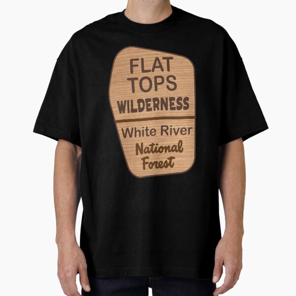 Flat Tops Wilderness Area, White River National Forest Oversized T-Shirt for Sale by ginkgotees