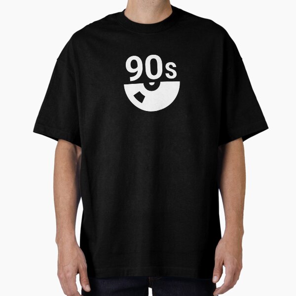 90s Rock Record 1990's music Oversized T-Shirt for Sale by mwagie