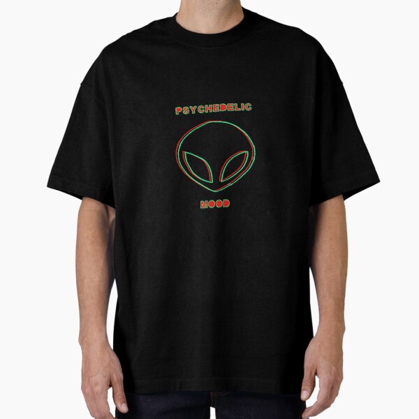 alien psychedelic art Oversized T-Shirt for Sale by Domi-llustra