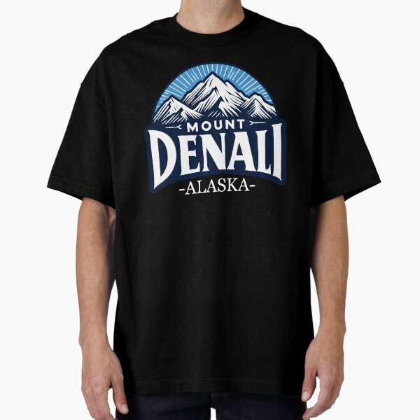 Mount Denali Alaska Retro Vintage Oversized T-Shirt for Sale by TomFrontierArt