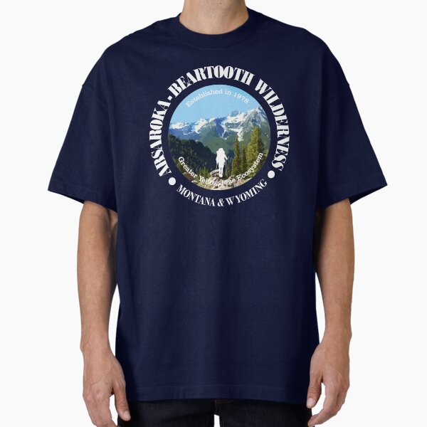 Absaroka-Beartooth Wilderness (WA) Oversized T-Shirt for Sale by curranmorgan