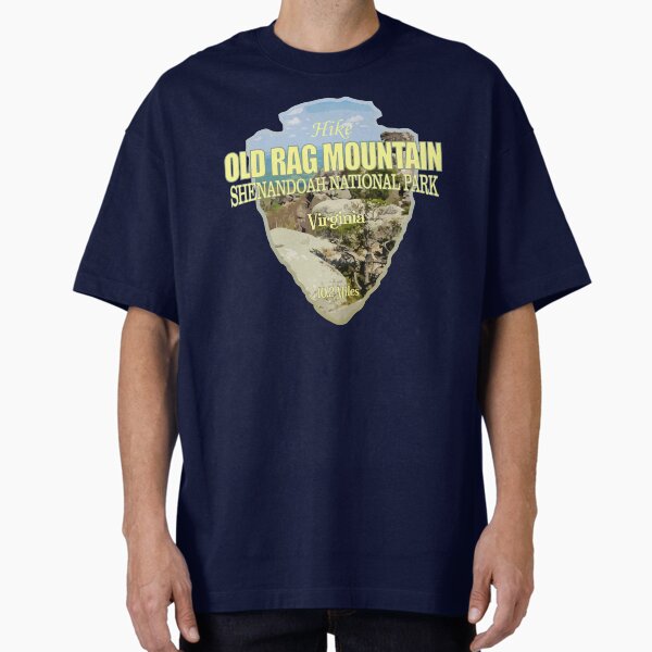 Old Rag Mountain (arrowhead) Oversized T-Shirt for Sale by curranmorgan