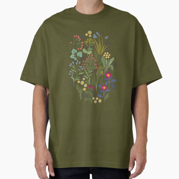 Botanical study Oversized T-Shirt for Sale by irtsya