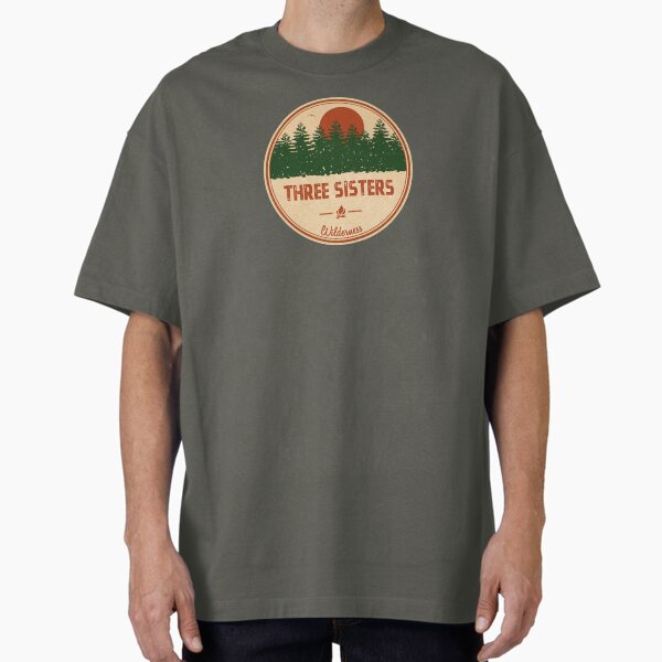 Three Sisters Wilderness Oversized T-Shirt for Sale by esskay