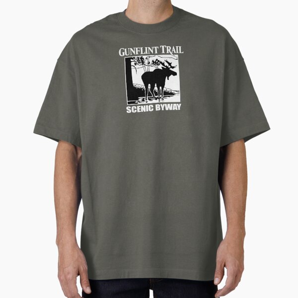 Gunflint Trail Scenic Byways Sign Oversized T-Shirt for Sale by twHistory