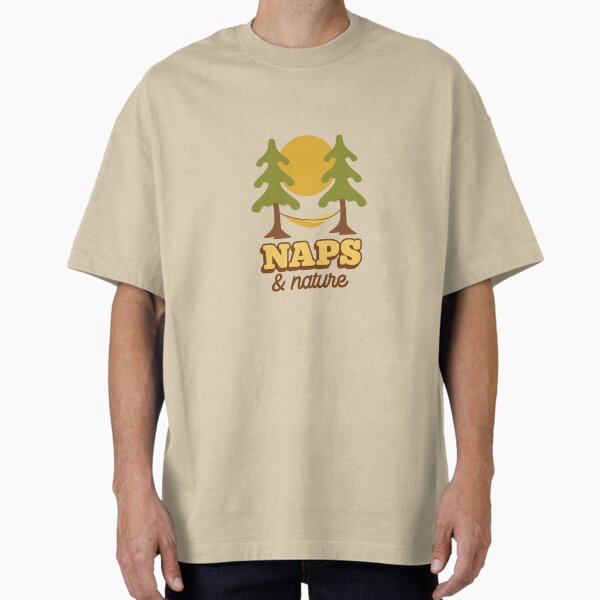 Naps and Nature, Hammock, Trees Oversized T-Shirt for Sale by amandaweedmark