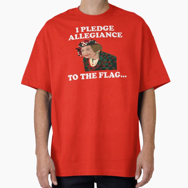 I Pledge Allegiance To The Flag - Aunty Bethany - Christmas Vacation Quote Oversized T-Shirt for Sale by Christmas-Tees