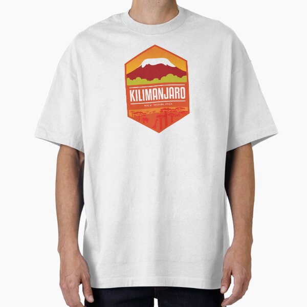 Mount Kilimanjaro - Tanzania Africa Oversized T-Shirt by moritzschwaeble
