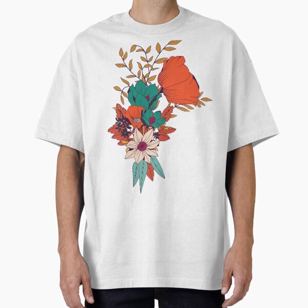 Botanical pattern 010 Oversized T-Shirt for Sale by BlueLela
