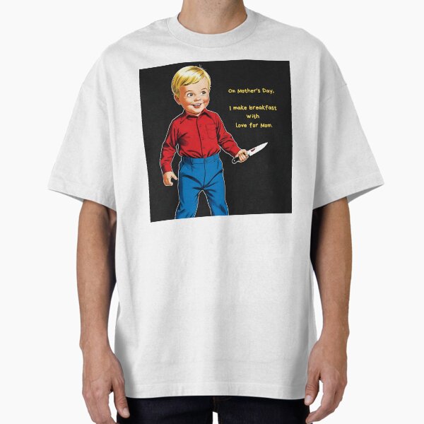 Mother’s Day Breakfast – Made with Love  Oversized T-Shirt for Sale by faklzefh