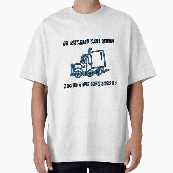 "Truck driver on the road" Oversized T-Shirt for Sale by TVstuff