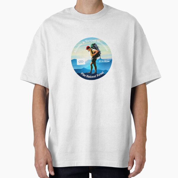 Lost Creek Wilderness Loop (C) Oversized T-Shirt for Sale by curranmorgan