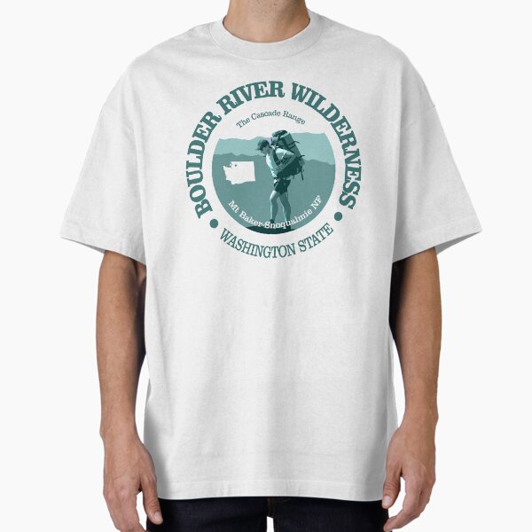 Boulder River Wilderness (T) Oversized T-Shirt for Sale by curranmorgan
