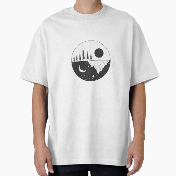 Night and day  Oversized T-Shirt for Sale by Fit-Funny