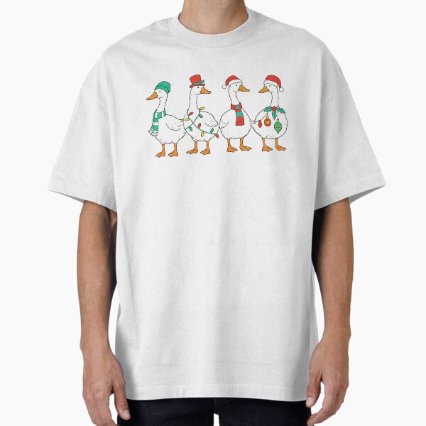Christmas Goose Oversized T-Shirt for Sale by Szekeresrenato