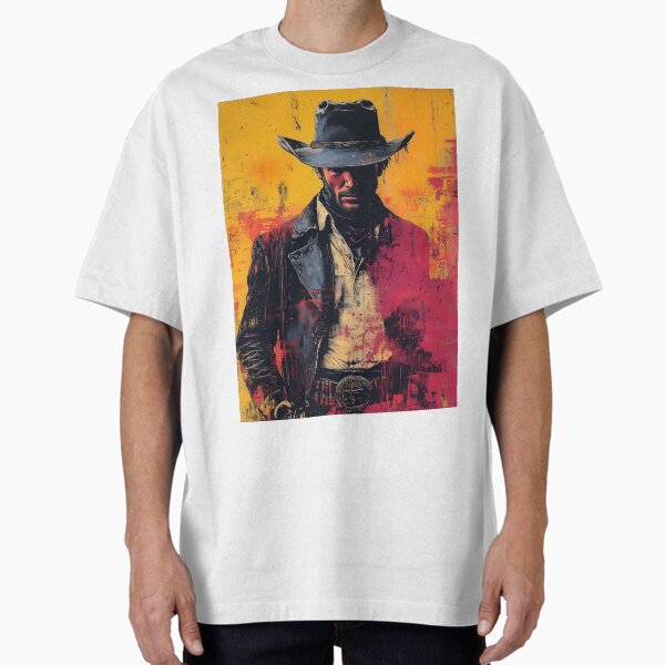The Lone Gunslinger Oversized T-Shirt by shadowart86