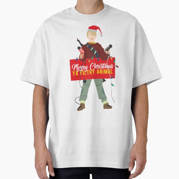 "Home Alone - Merry Christmas, ya filthy animal" Oversized T-Shirt by kissydagger