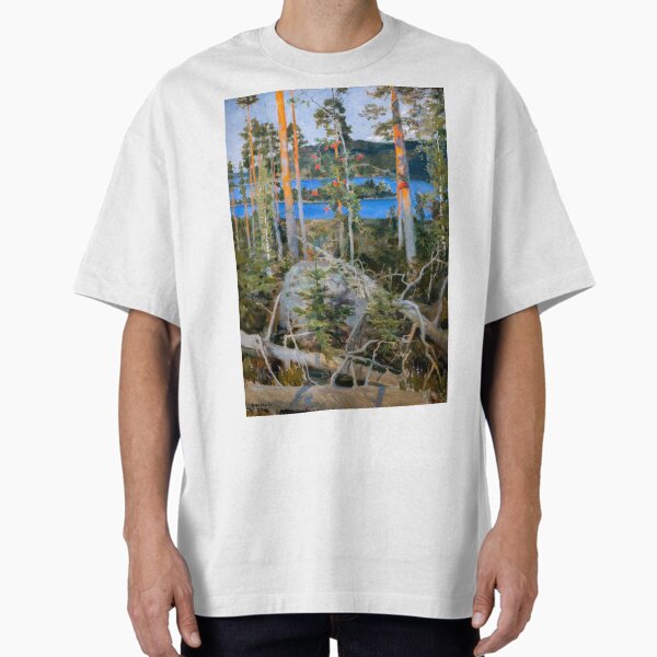 Akseli Gallen-Kallela - Lake in the Wilderness Oversized T-Shirt for Sale by PaintingArtwork