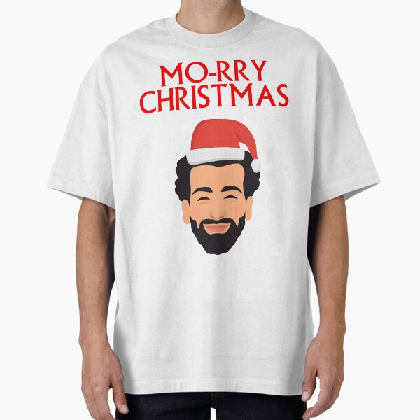 "Merry Christmas Liverpool FC Mo Salah" Oversized T-Shirt for Sale by russell7lee