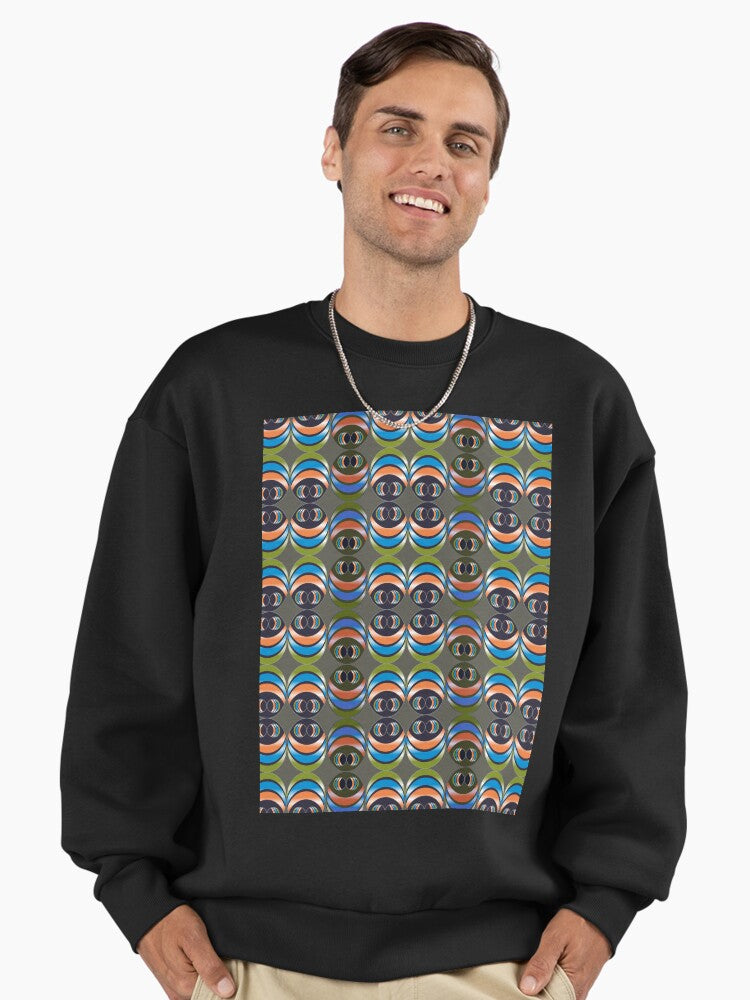 Geometric Patterns With Happy Lines 2 Premium Oversized Sweatshirt T Shirt Trending US