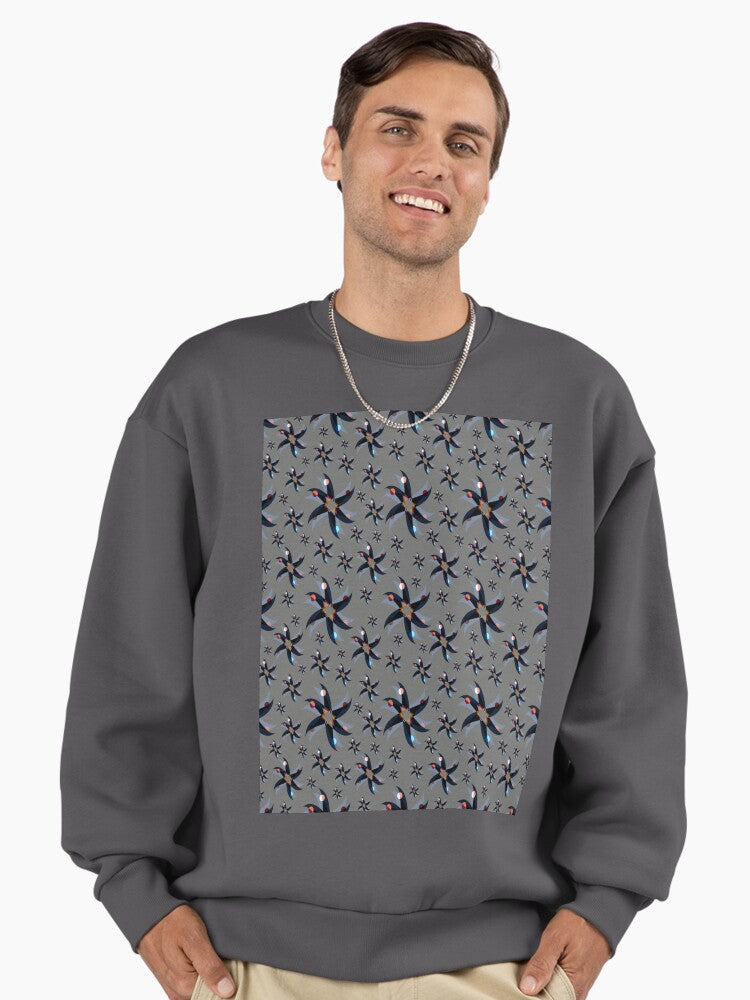 Starfish Like Abstract Geometric Patterns Design 1 Premium Oversized Sweatshirt T Shirt Trending US
