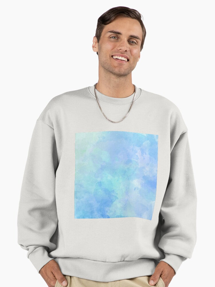 Blue shade background pattern Premium Oversized Sweatshirt T Shirt Trending US