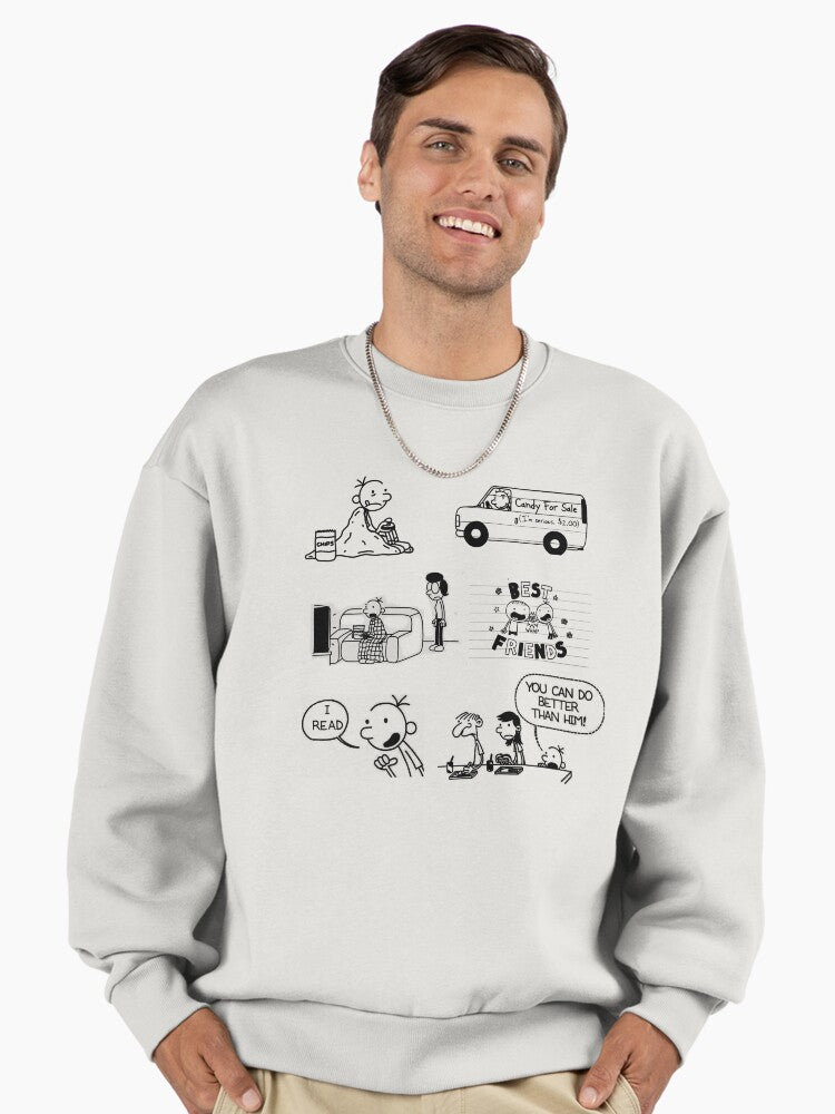 Wimpy Kid Premium Oversized Sweatshirt T Shirt Trending US