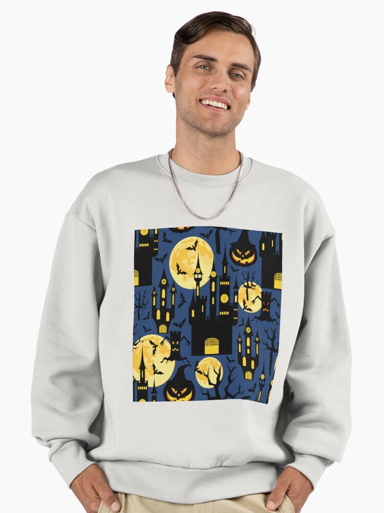 halloween patterns Premium Oversized Sweatshirt T Shirt Trending US