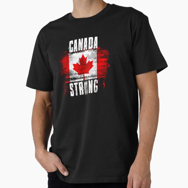 Canada Strong Distressed Graffiti Flag Premium T-Shirt for Sale by ockshirts