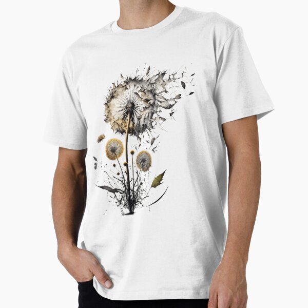 Dandelions Digital artwork Premium T-Shirt for Sale by Designs-Nifty
