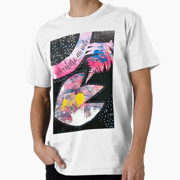 Adventure awaits- inspirational print Premium T-Shirt for Sale by XandBirdy