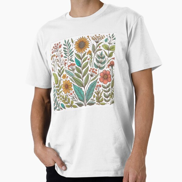 Botanical inspiration Premium T-Shirt for Sale by PolloZone