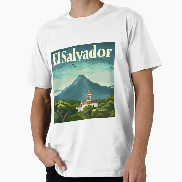 El Salvador minimalistic artwork Premium T-Shirt for Sale by kazzar2021