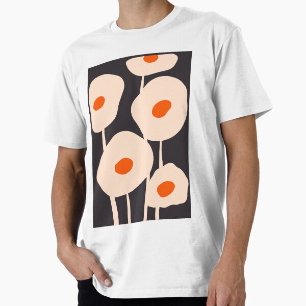 Big Minimalistic Flowers  Premium T-Shirt for Sale by Kukiceva