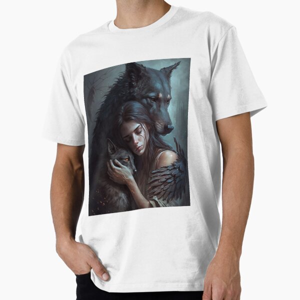 Strength and tenderness in one Premium T-Shirt by wolfsavannah