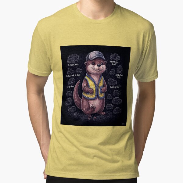 "Road King Otter – Highway Humor" Tri-blend T-Shirt for Sale by SHOPSOUS23